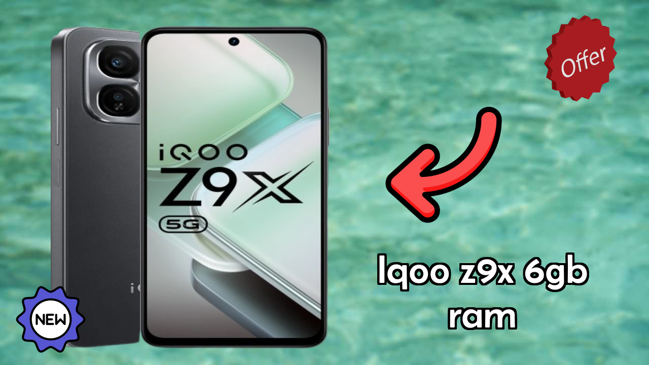 IQOO Z9x 6GB RAM Display Size: 6.72 Inches (17.07 Cm) Screen Review