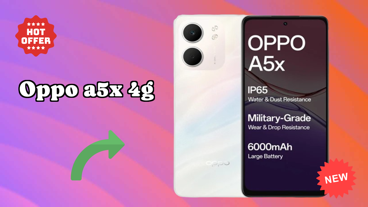 OPPO A5X 4G at ₹8,998 - Complete Buying Guide