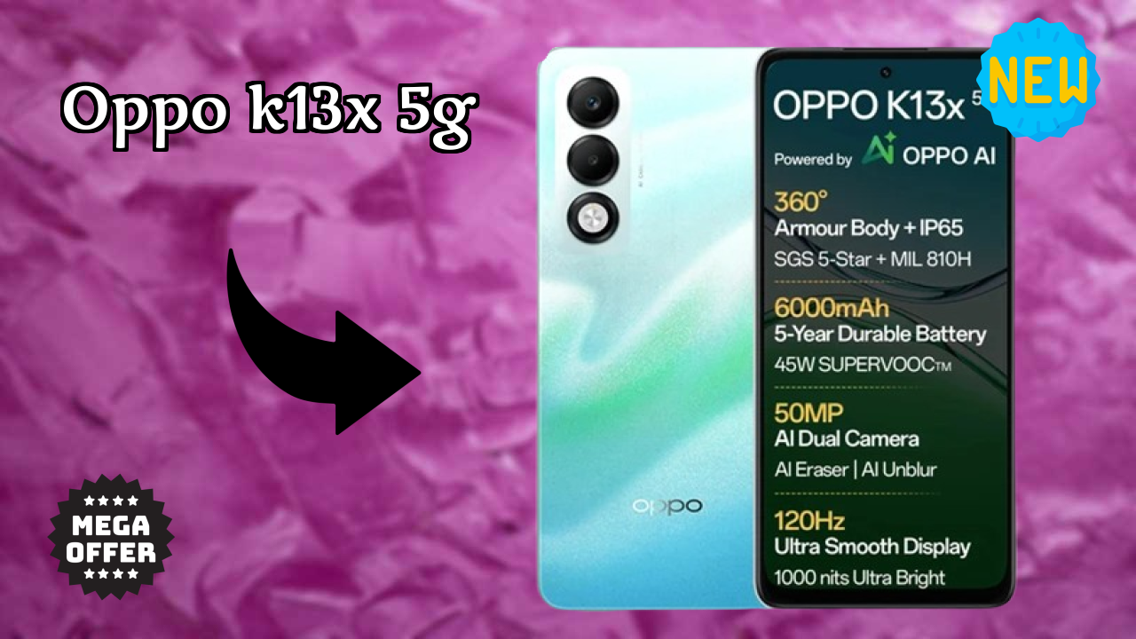 Oppo Fans Alert: OPPO K13x 5G Massive Price Drop to ₹10,897