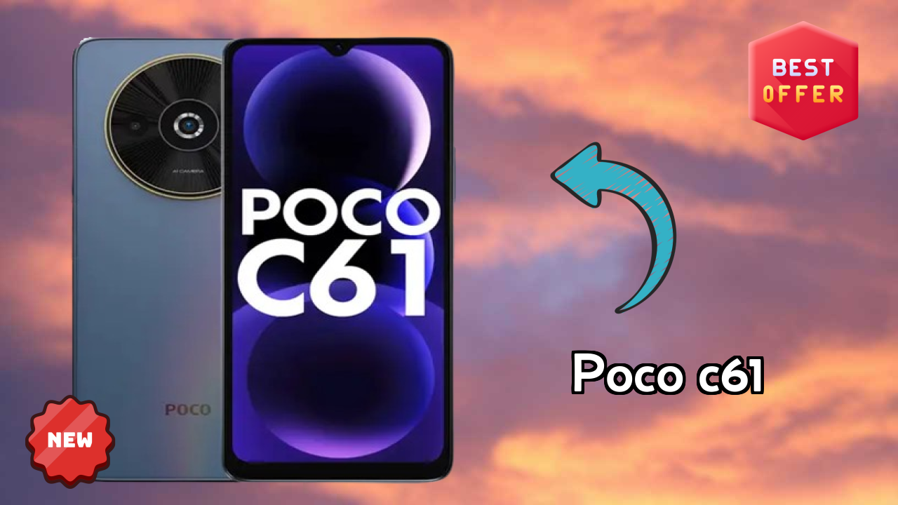 POCO C61 Display Review: 6.71 Inches (17.04 Cm) Screen Test
