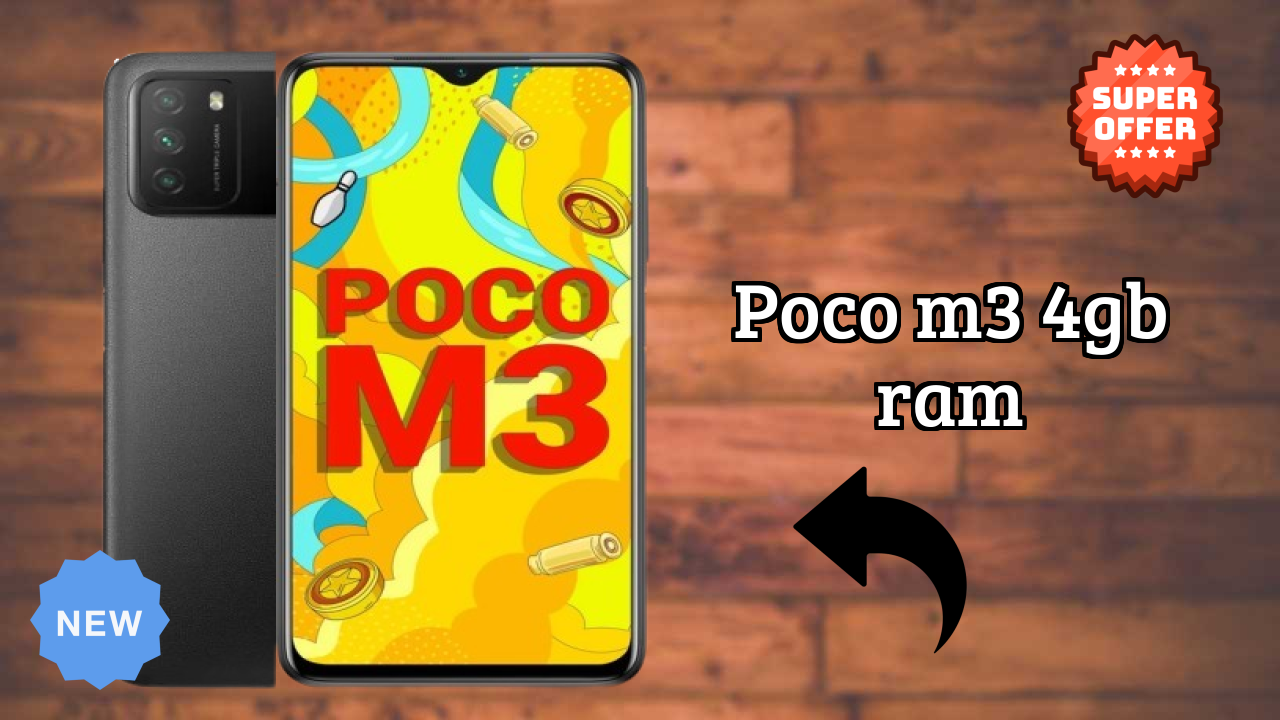 POCO M3 4GB RAM Gaming Benchmarks with 4 GB RAM Performance
