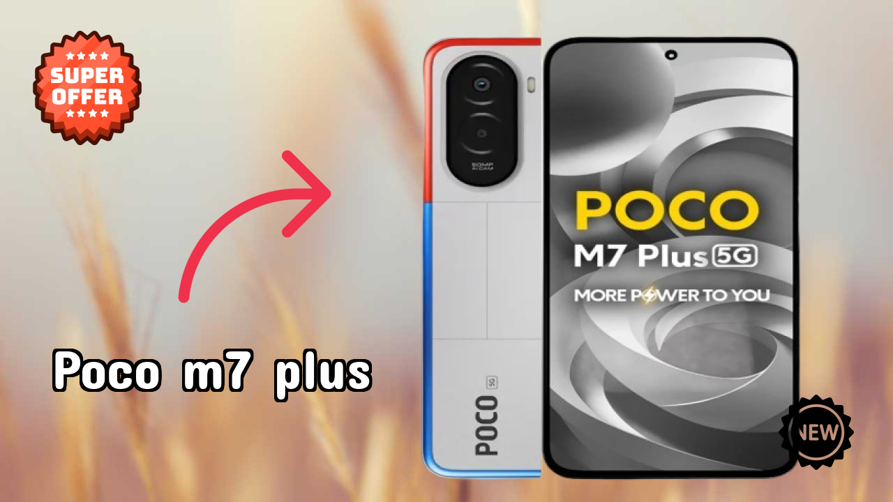 POCO M7 Plus Display Analysis: 6.9 Inches (17.53 Cm) Quality