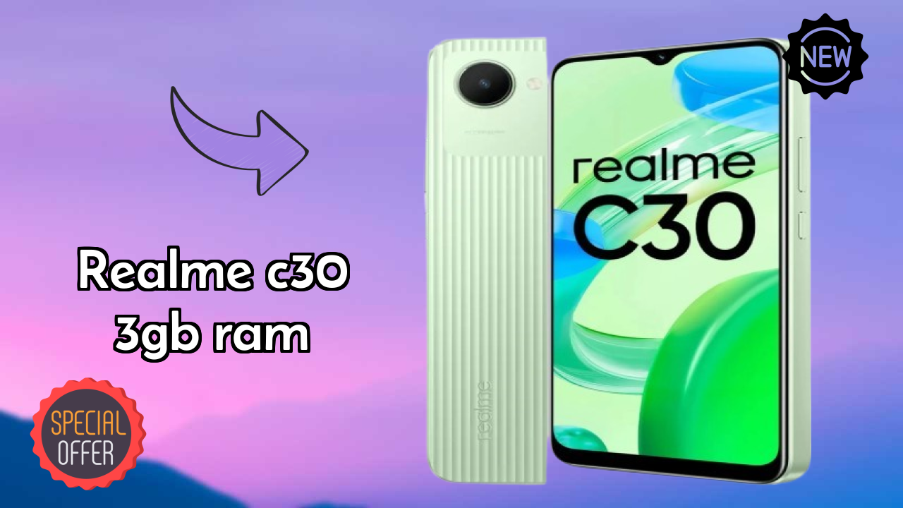 Realme C30 3GB RAM Display Technology: IPS LCD Quality