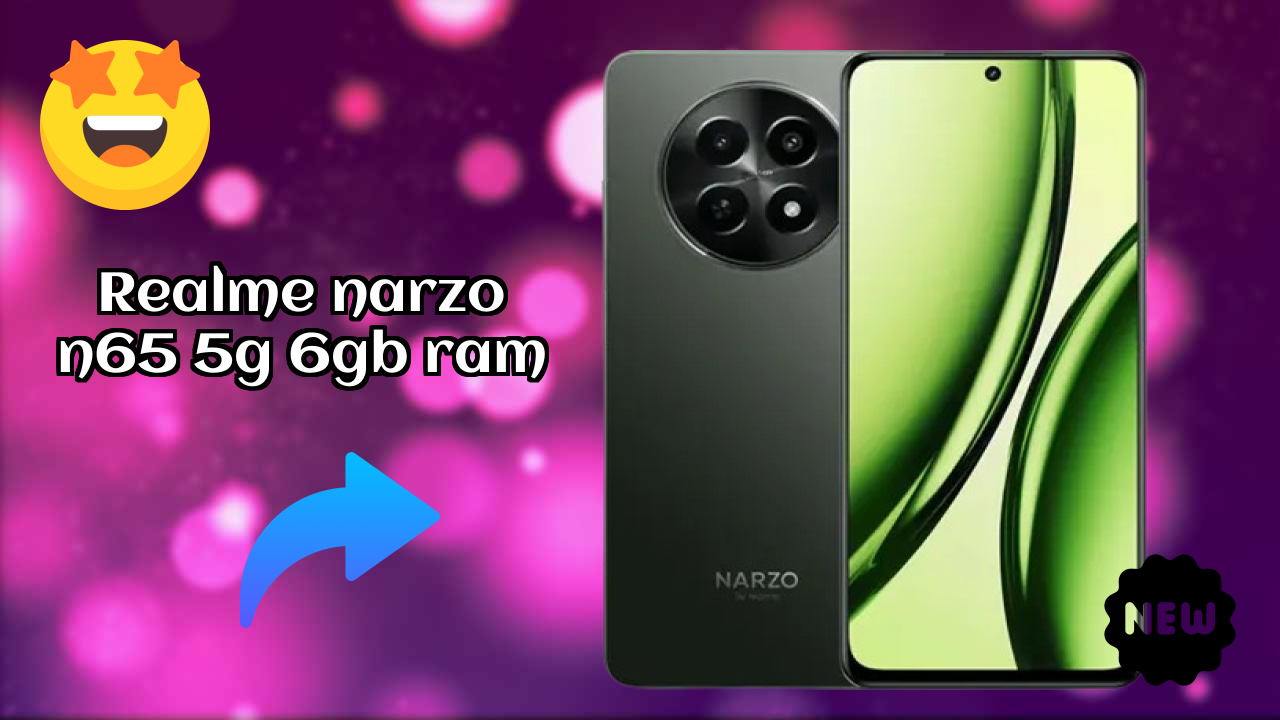 Realme Narzo N65 5G 6GB RAM Display Size: 6.67 Inches (16.94 Cm) Screen Test