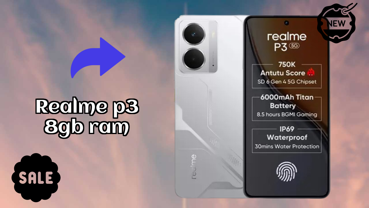 Realme P3 8GB RAM Gaming Performance: Snapdragon 6 Gen 4 FPS