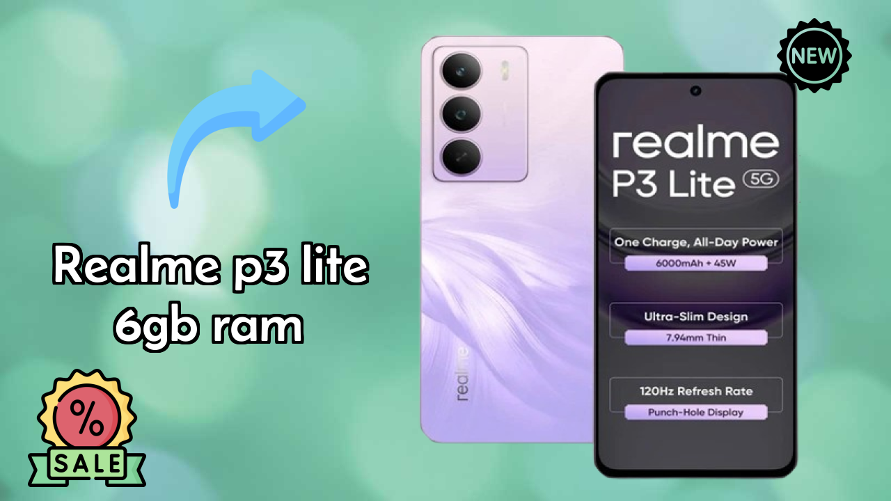 Realme P3 Lite 6GB RAM Camera Quality: 8 MP Front Camera Selfie
