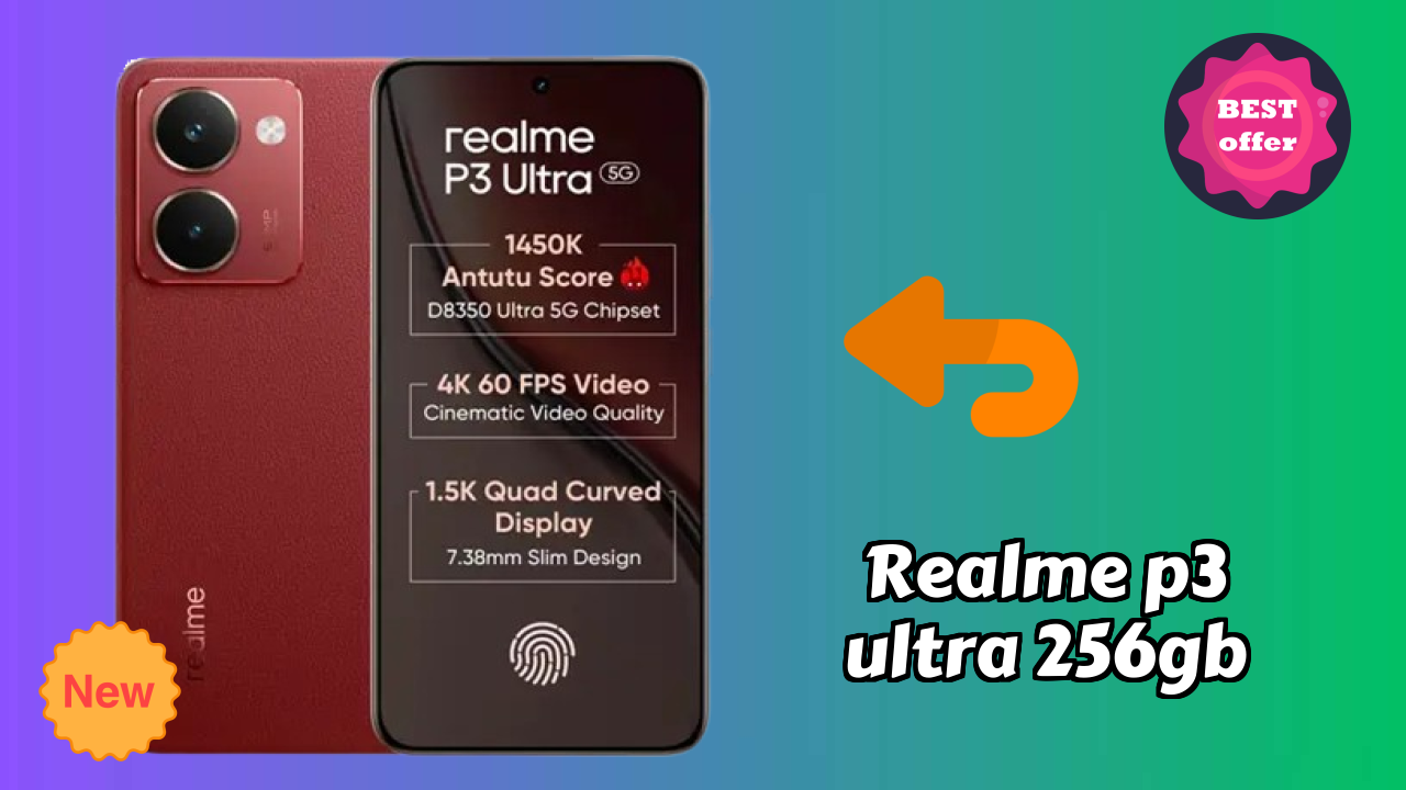 Realme P3 Ultra 256GB Display Analysis: 6.83 Inches (17.35 Cm) Quality