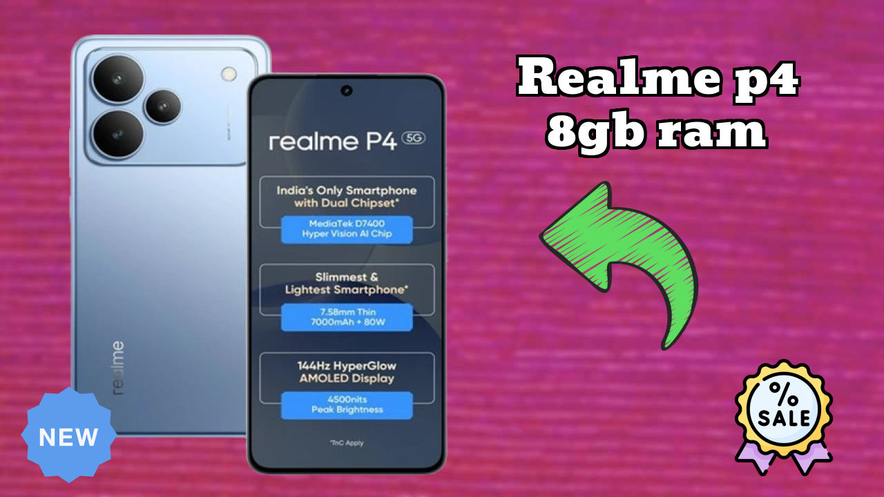 Realme P4 8GB RAM 2026 Feature-by-Feature Insight